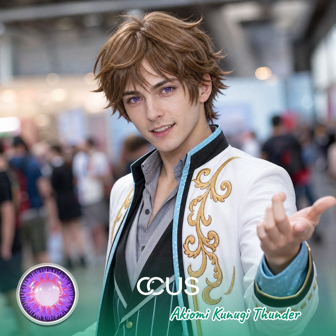 Akiomi Kunugi Thunder Cosplay Contact Lenses