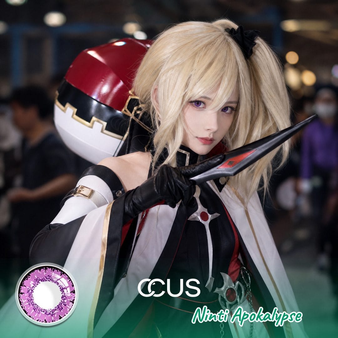 HG2 : Ninti Apokalypse Cosplay Purple Contact Lenses