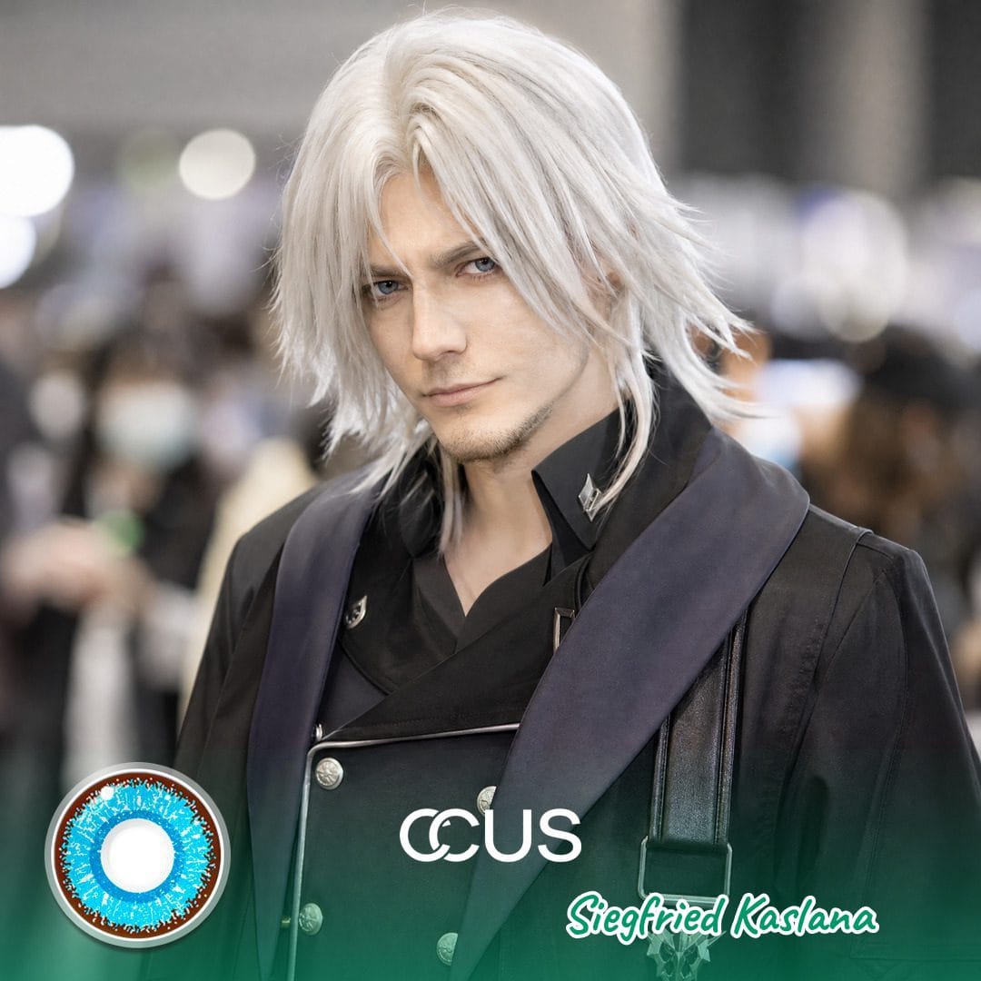 HG2 : Siegfried Kaslana Cosplay Blue Contact Lenses