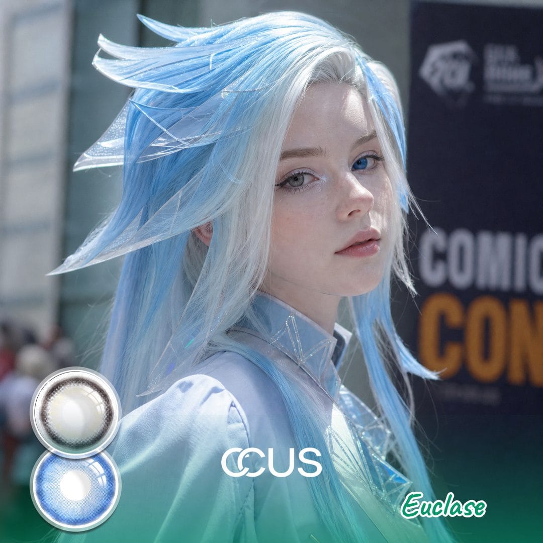 Houseki no Kuni: Euclase Cosplay Heterochromia Contact Lenses