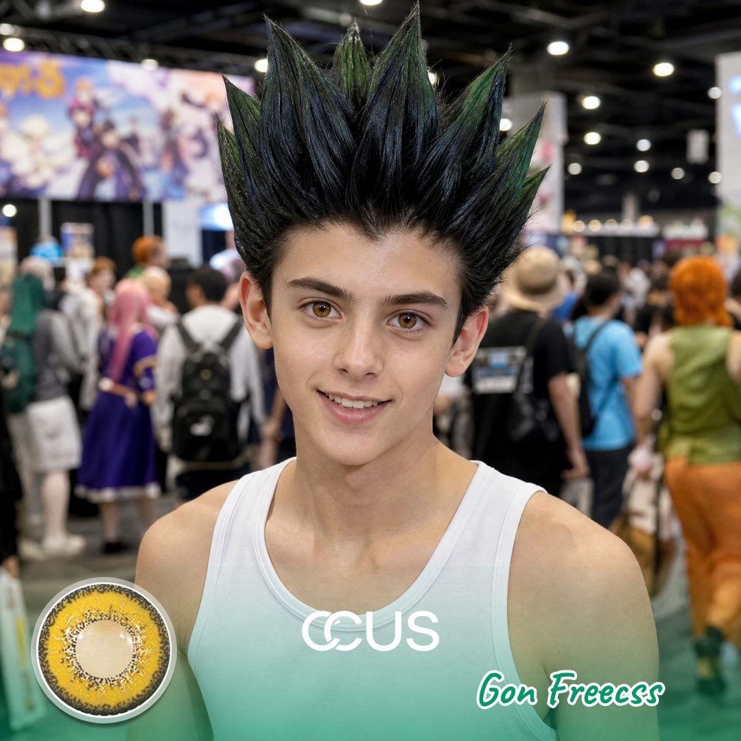Hunter × Hunter : Gon Freecss Cosplay Brown Contact Lenses - image 1