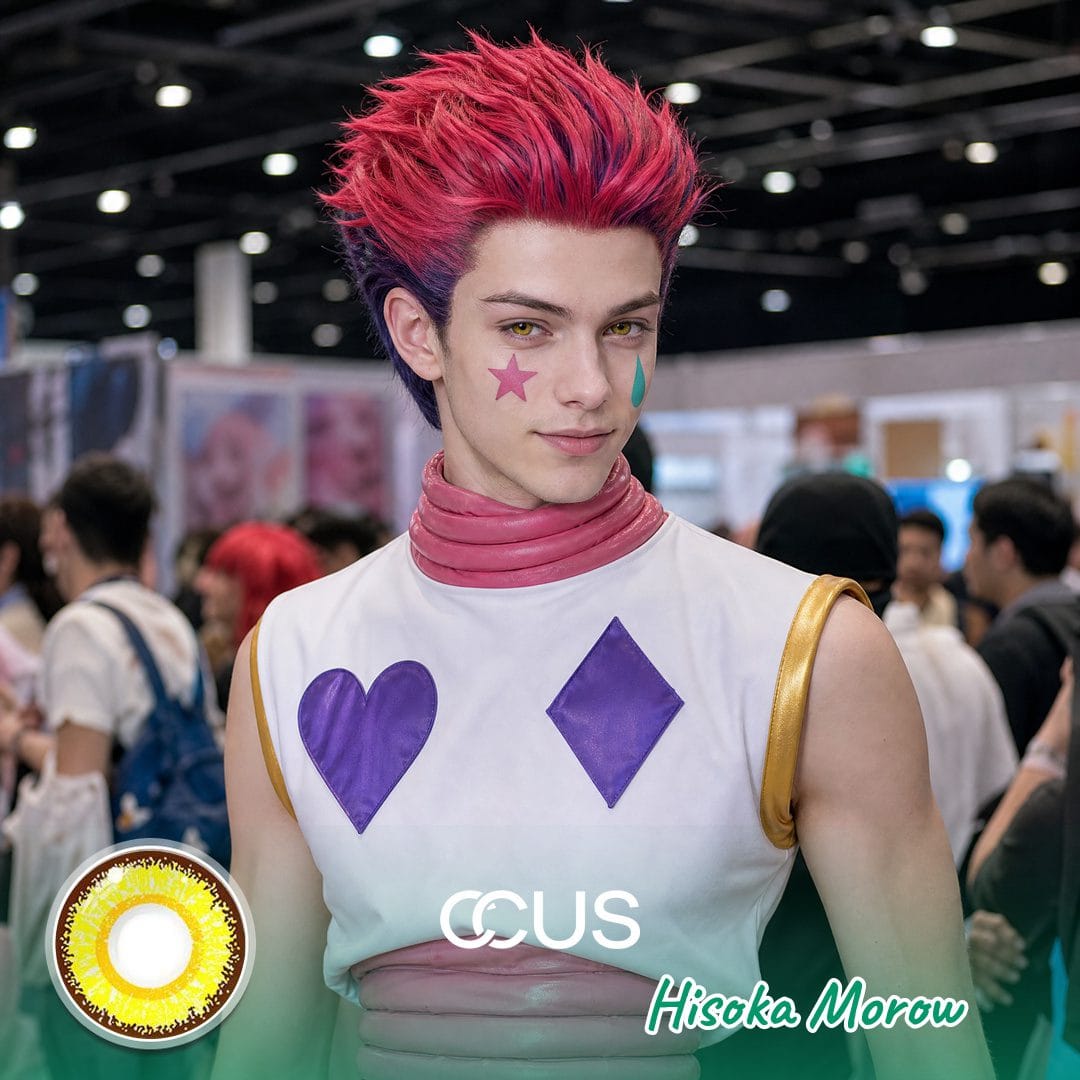 Hunter × Hunter : Hisoka Morow Cosplay Yellow Contact Lenses
