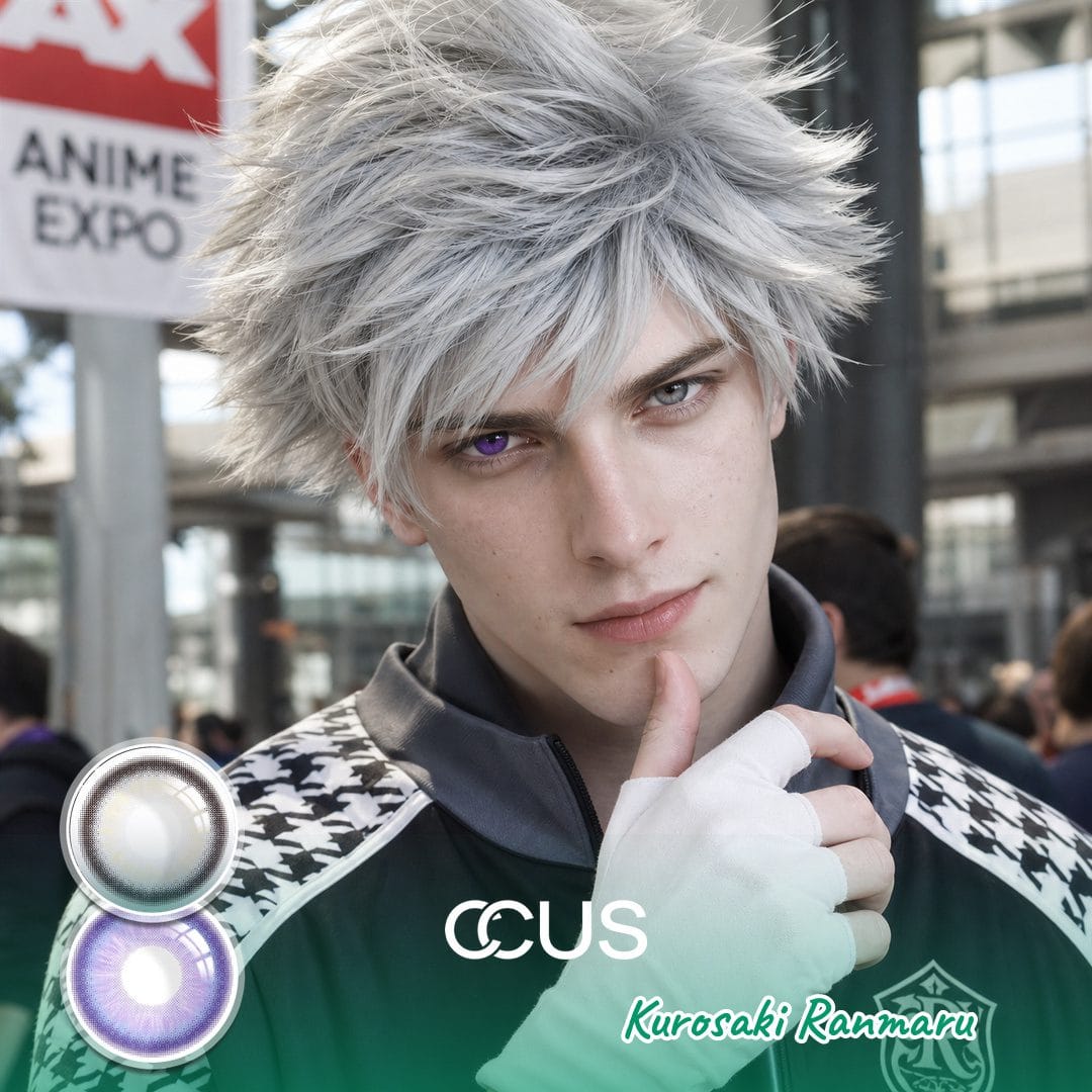 Kurosaki Ranmaru Cosplay Heterochromia Contact Lenses