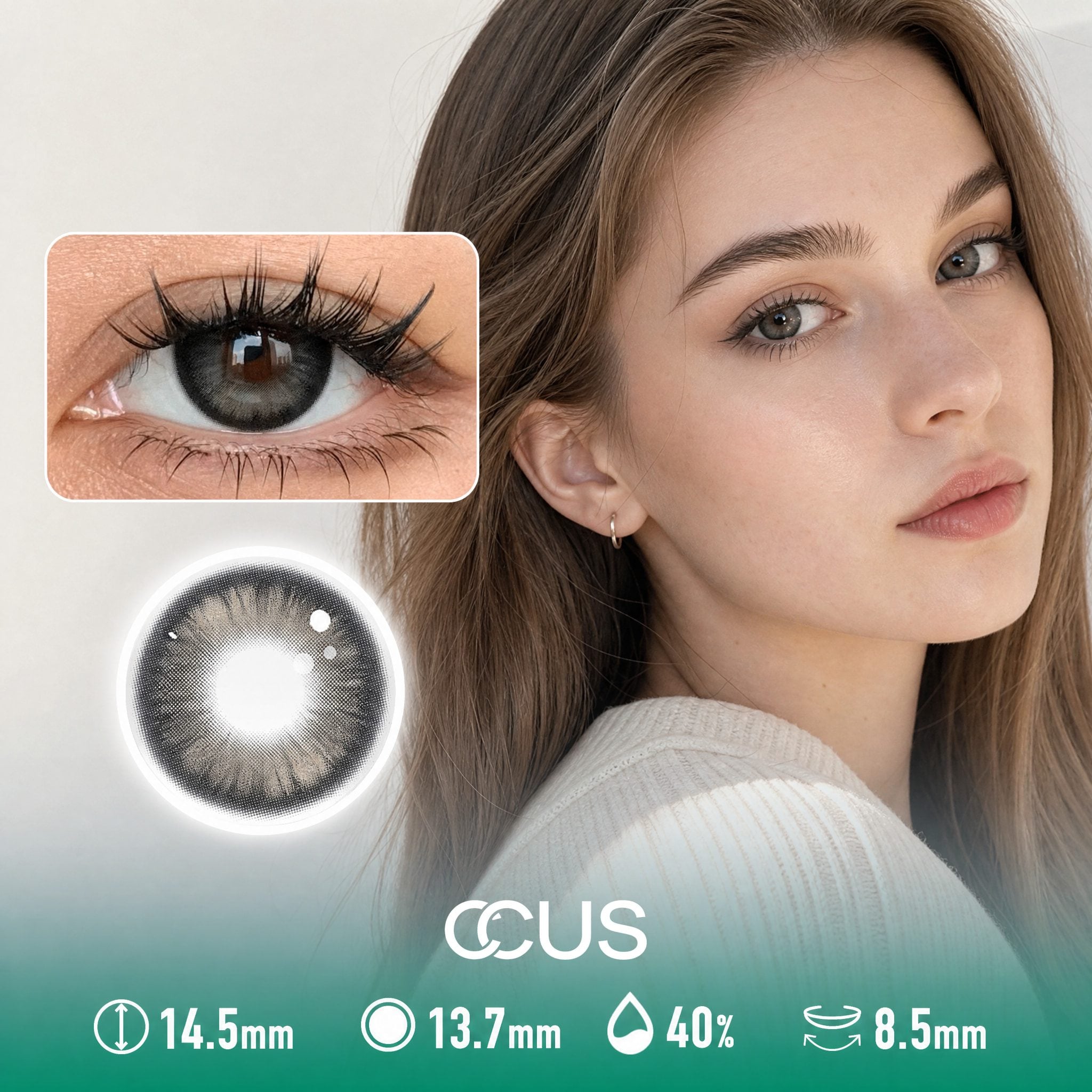 Kyoto Twilight Grey Contact Lenses - image 1