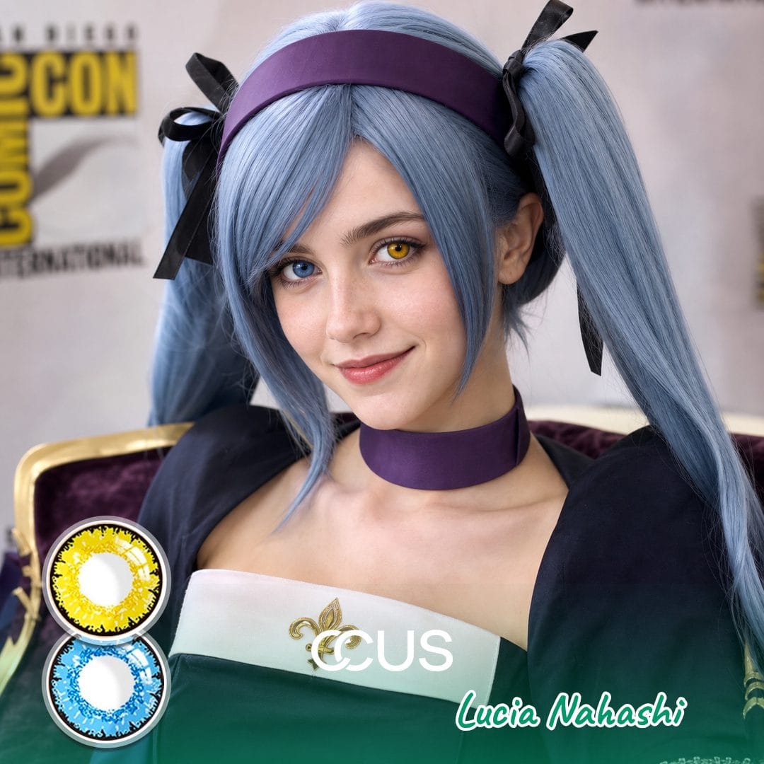 Lucia Nahashi Cosplay Heterochromia Contact Lenses