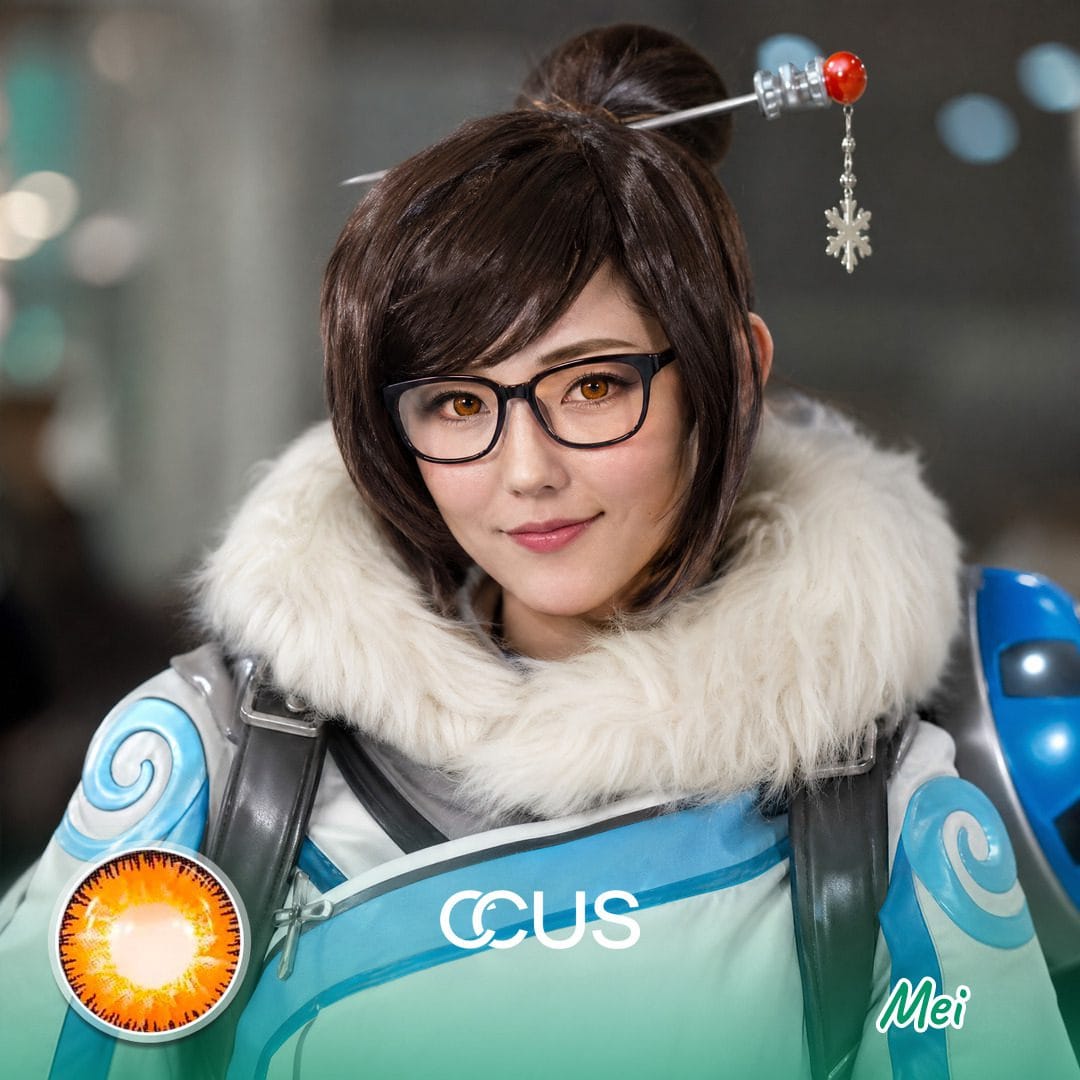 Overwatch: Mei Cosplay Contact Lenses