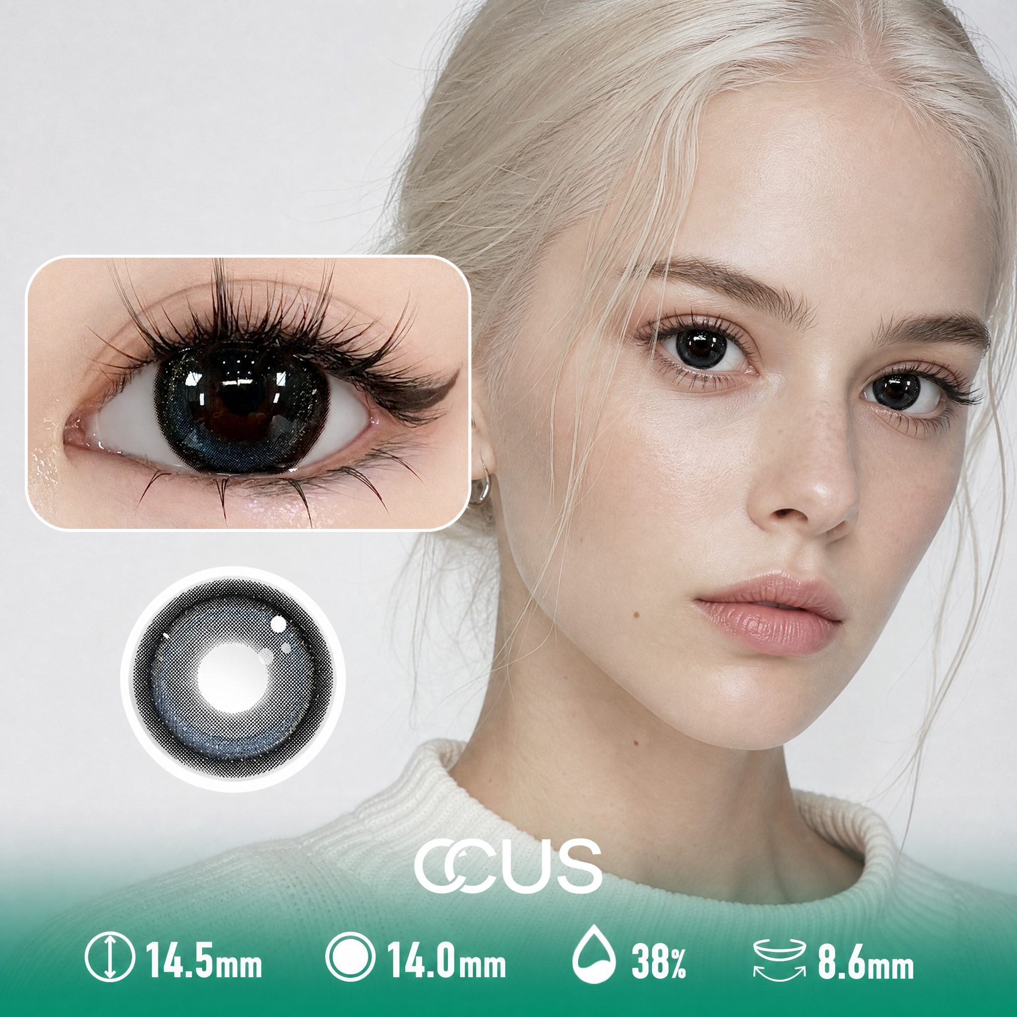 Morning Onyx Black Contact Lenses - image 1