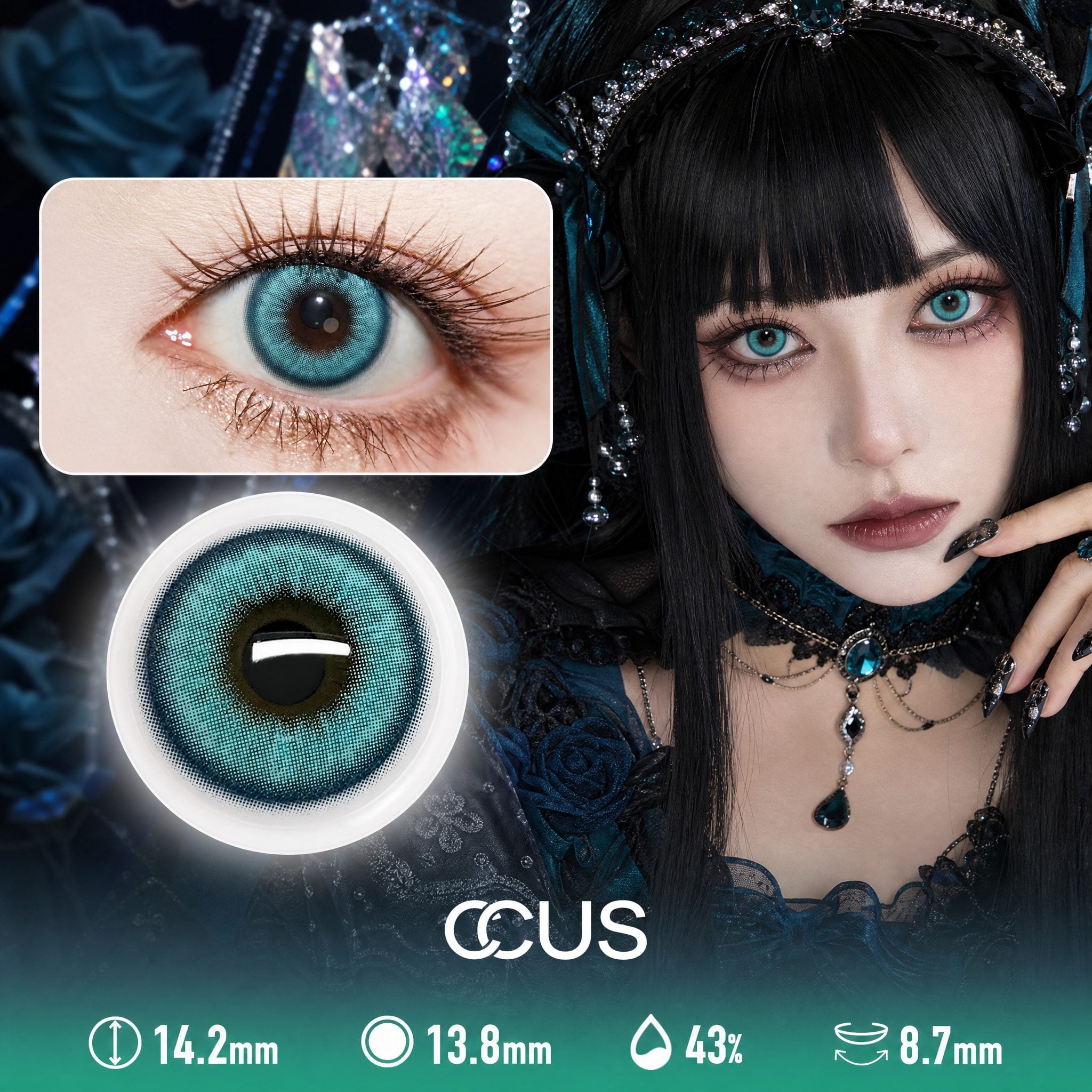 Neon Green Party Contact Lenses - image 1
