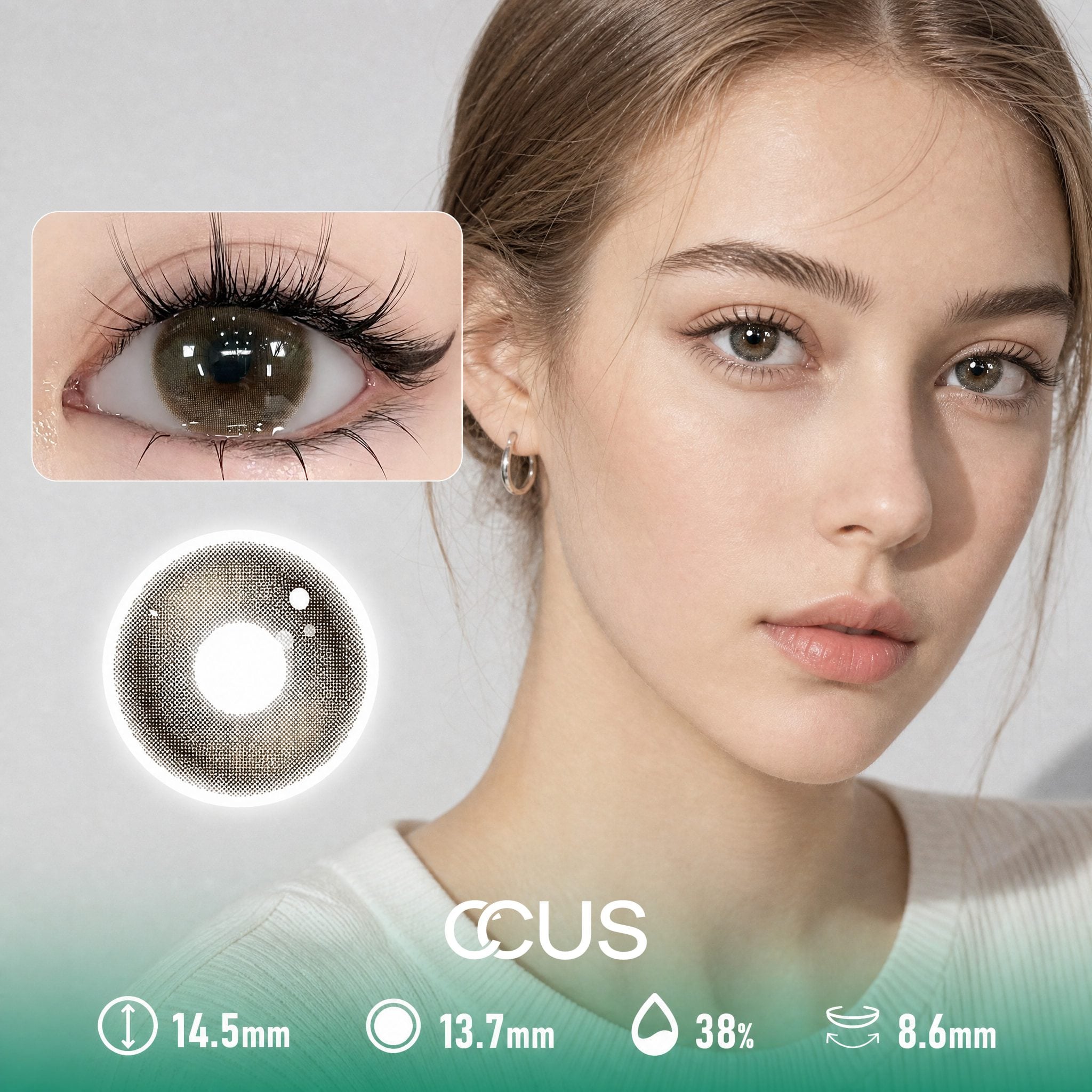Oslo Haze Brown Contact Lenses - image 1
