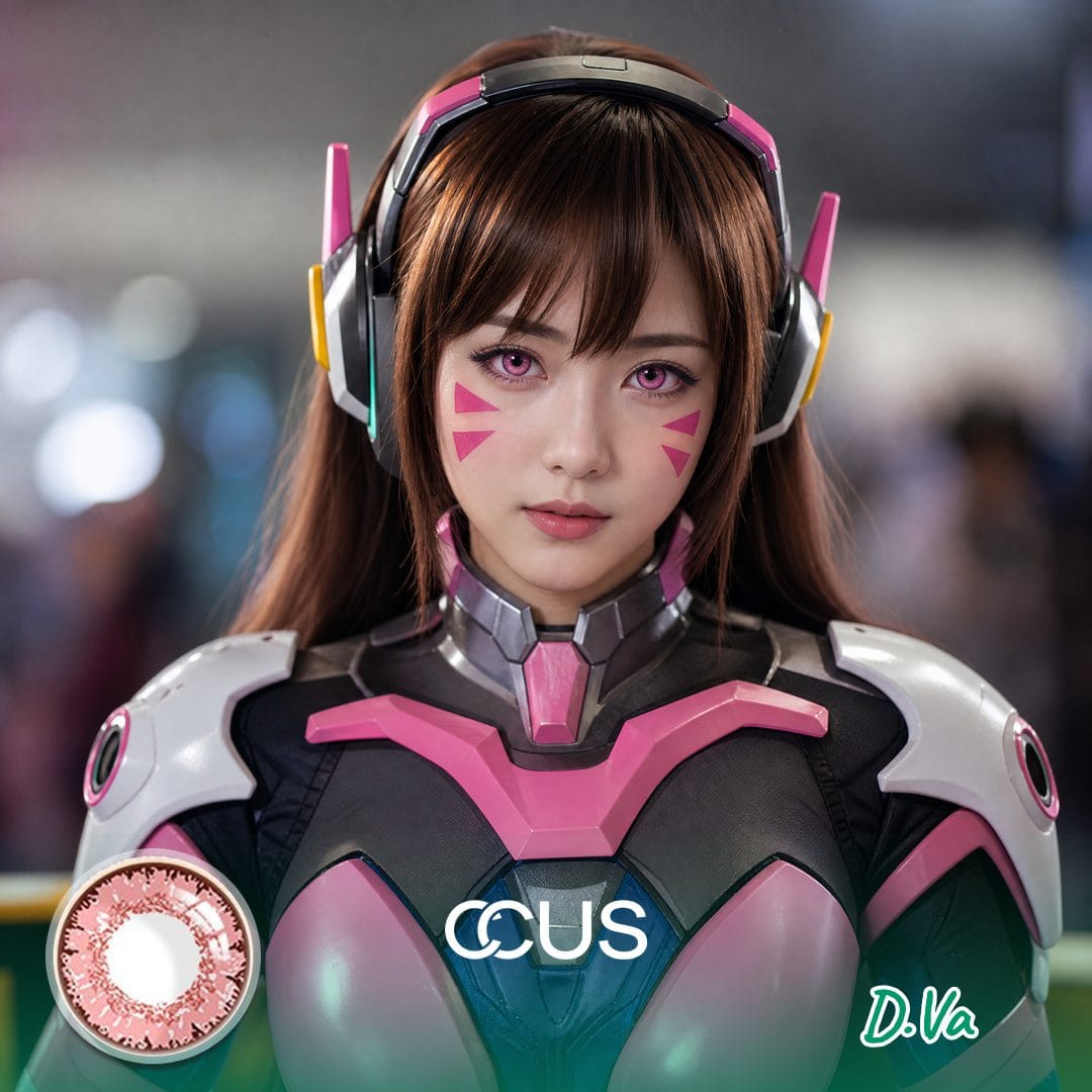 Overwatch: D.Va Cosplay Contact Lenses