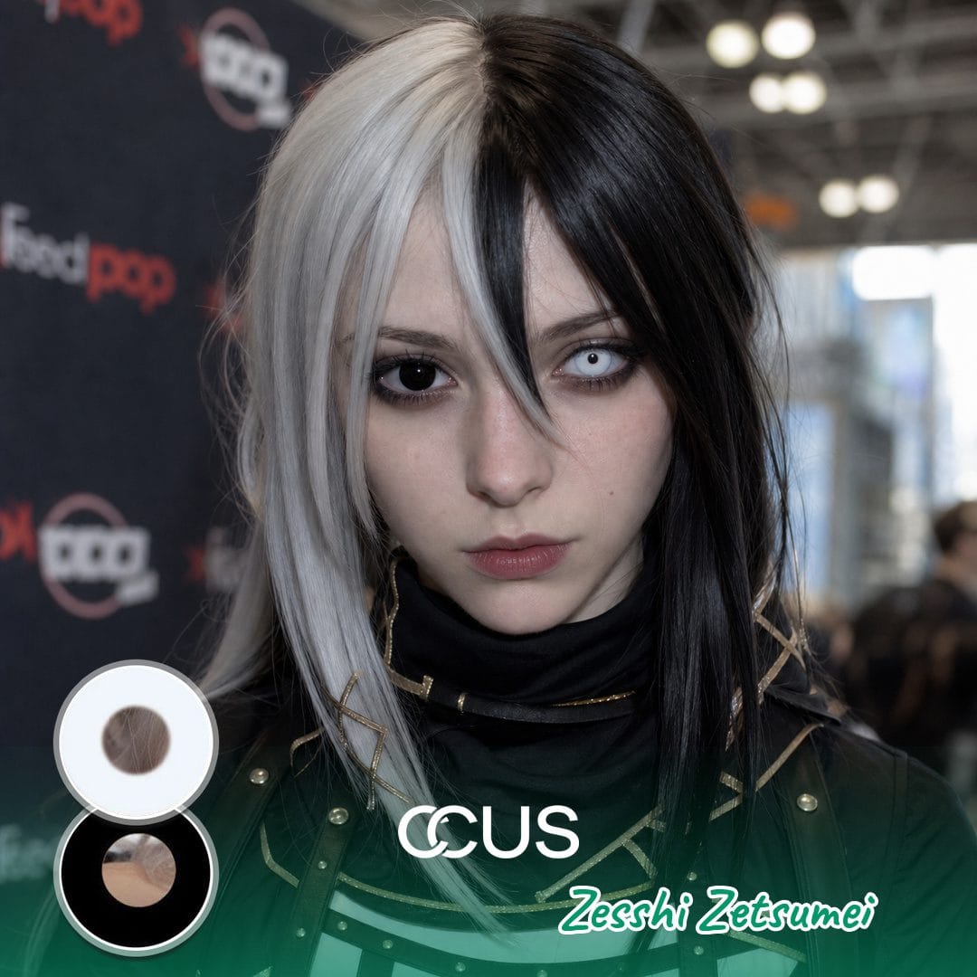 Zesshi Zetsumei Cosplay Heterochromia Contact Lenses